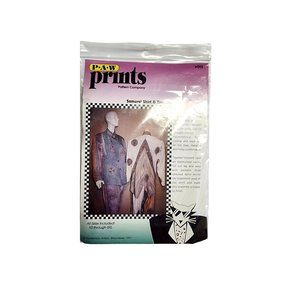 Paw Prints 011 Misses Samurai Shirt Trousers Sewing Pattern Plus Size XS-5XL